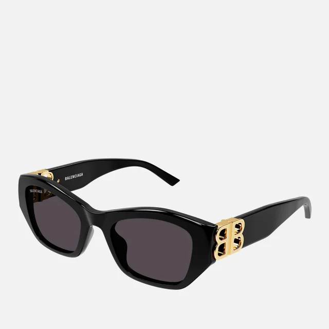 Balenciaga Dynasty Acetate Rectangular-Frame Sunglasses