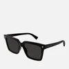 Bottega Veneta Rectangular/Squared Sunglasses - Black - Image 1