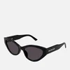 Balenciaga Acetate Flat Cat Eye-Frame Sunglasses - Image 1