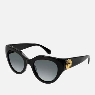 Gucci Oversized Acetate Cat Eye Sunglasses