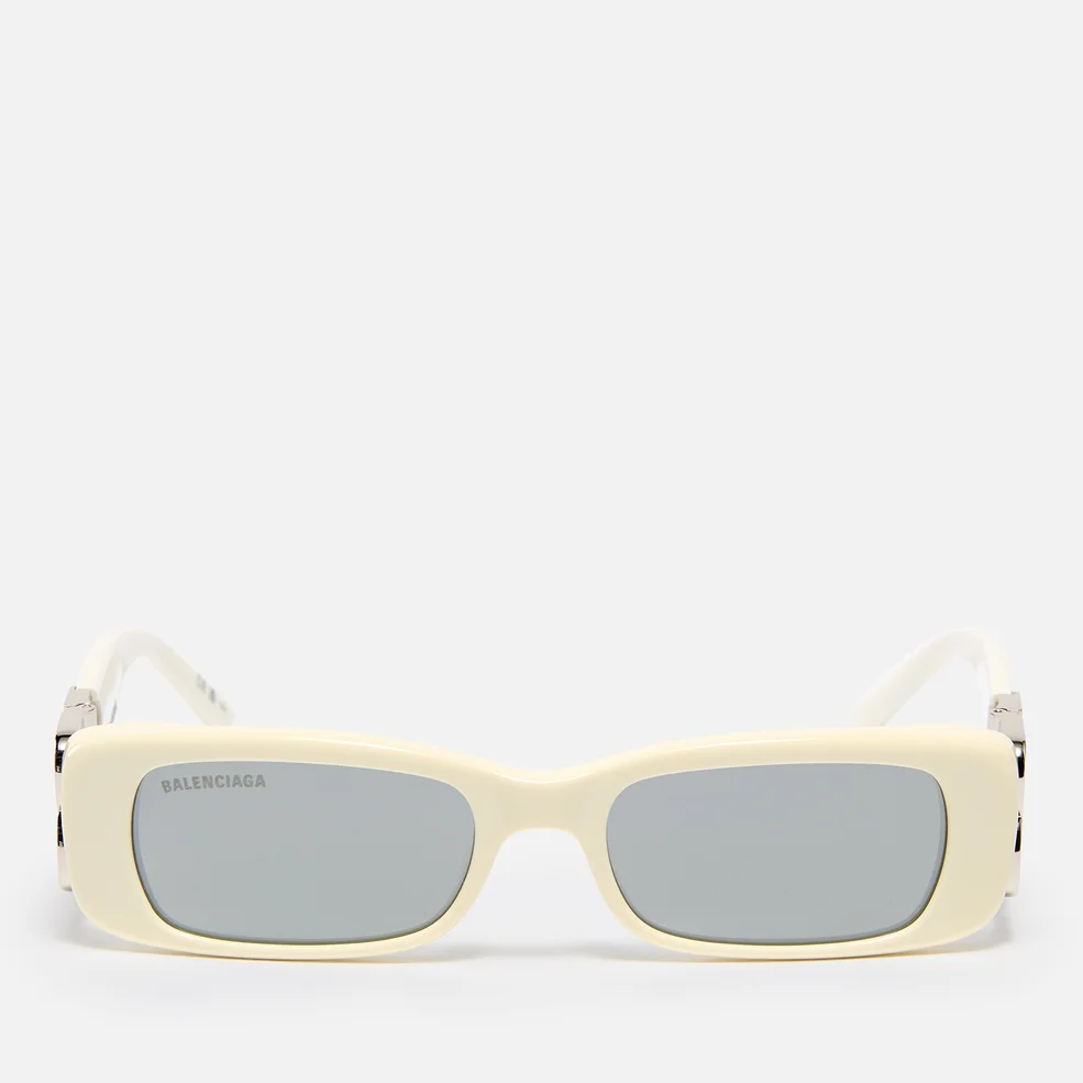 Balenciaga Dynasty Acetate Rectangular-Frame Sunglasses Image 1