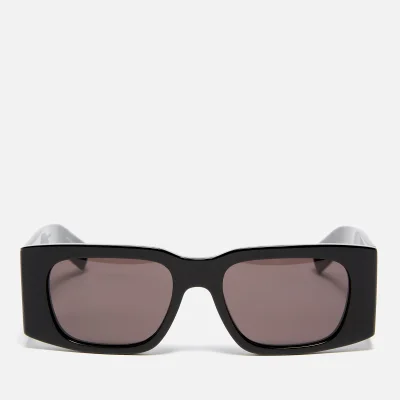 Saint Laurent Acetate Rectangular-Frame Sunglasses