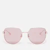 Gucci Rose-Tone Metal D-Frame Sunglasses - Image 1