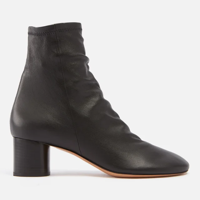 Isabel Marant Women's Laeden-GA Stretch Leather Heeled Boots
