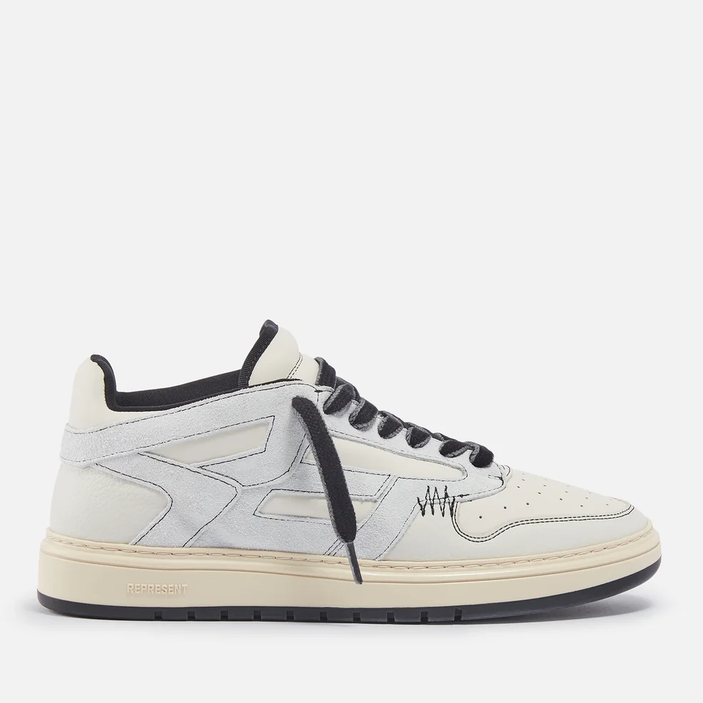 REPRESENT Men's Reptor Leather and Suede Trainers Image 1