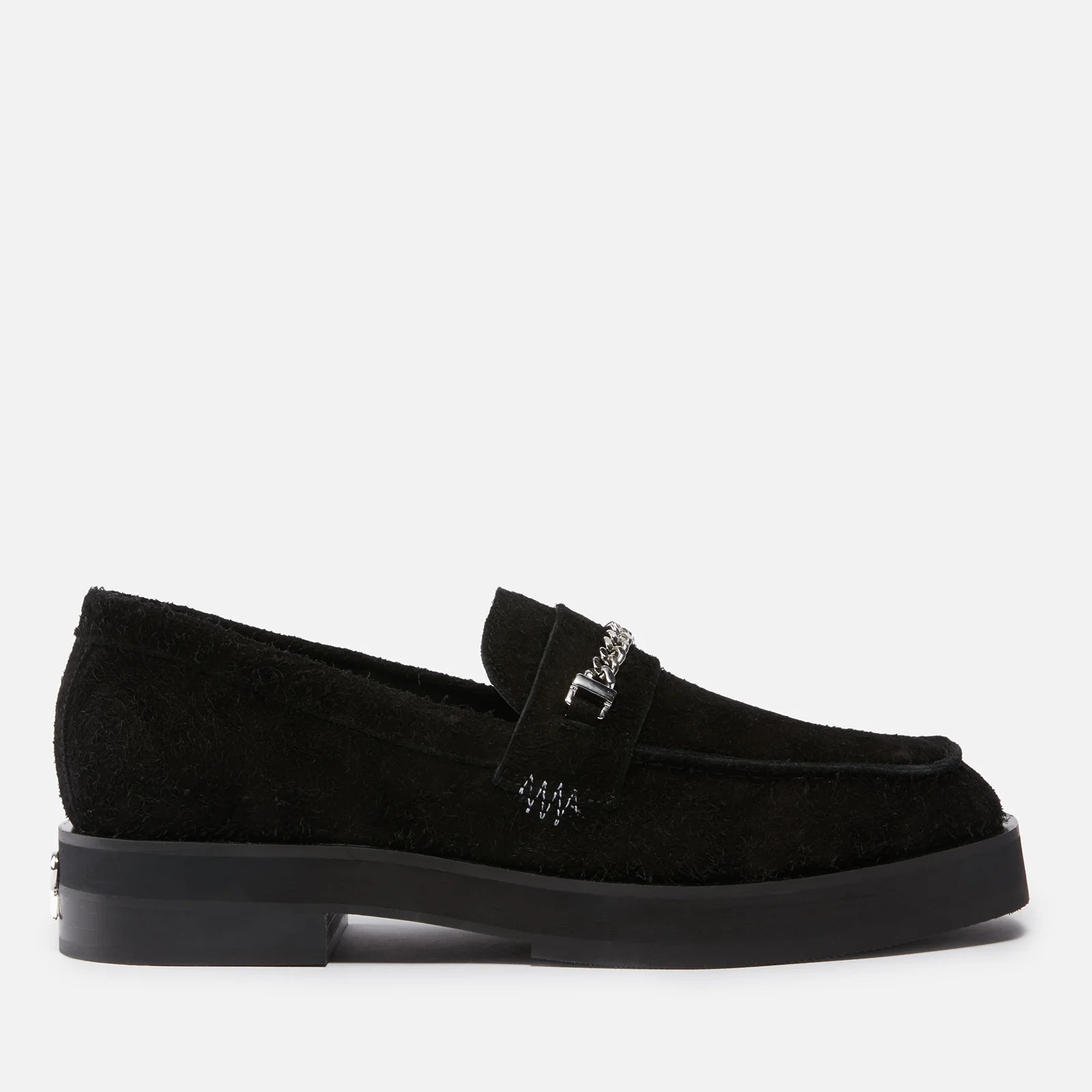 REPRESENT Chain-Embellished Suede Loafers Image 1