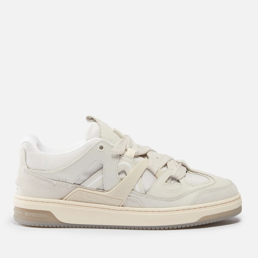REPRESENT Men's Bully Leather and Mesh Trainers Image 1