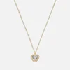 Coach Heart Gold-Tone Pendant Necklace - Image 1