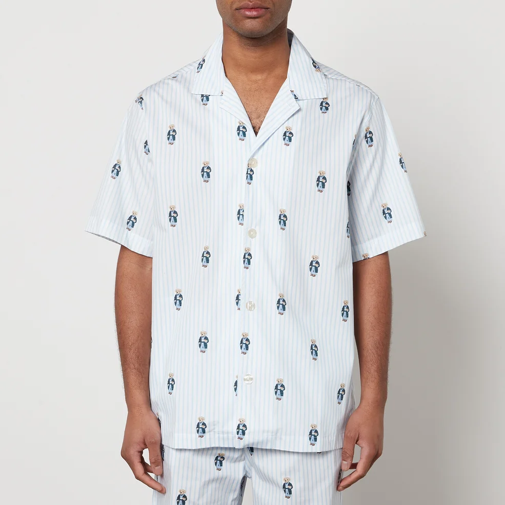 Polo Ralph Lauren Striped Cotton Pyjama Set - L Image 1