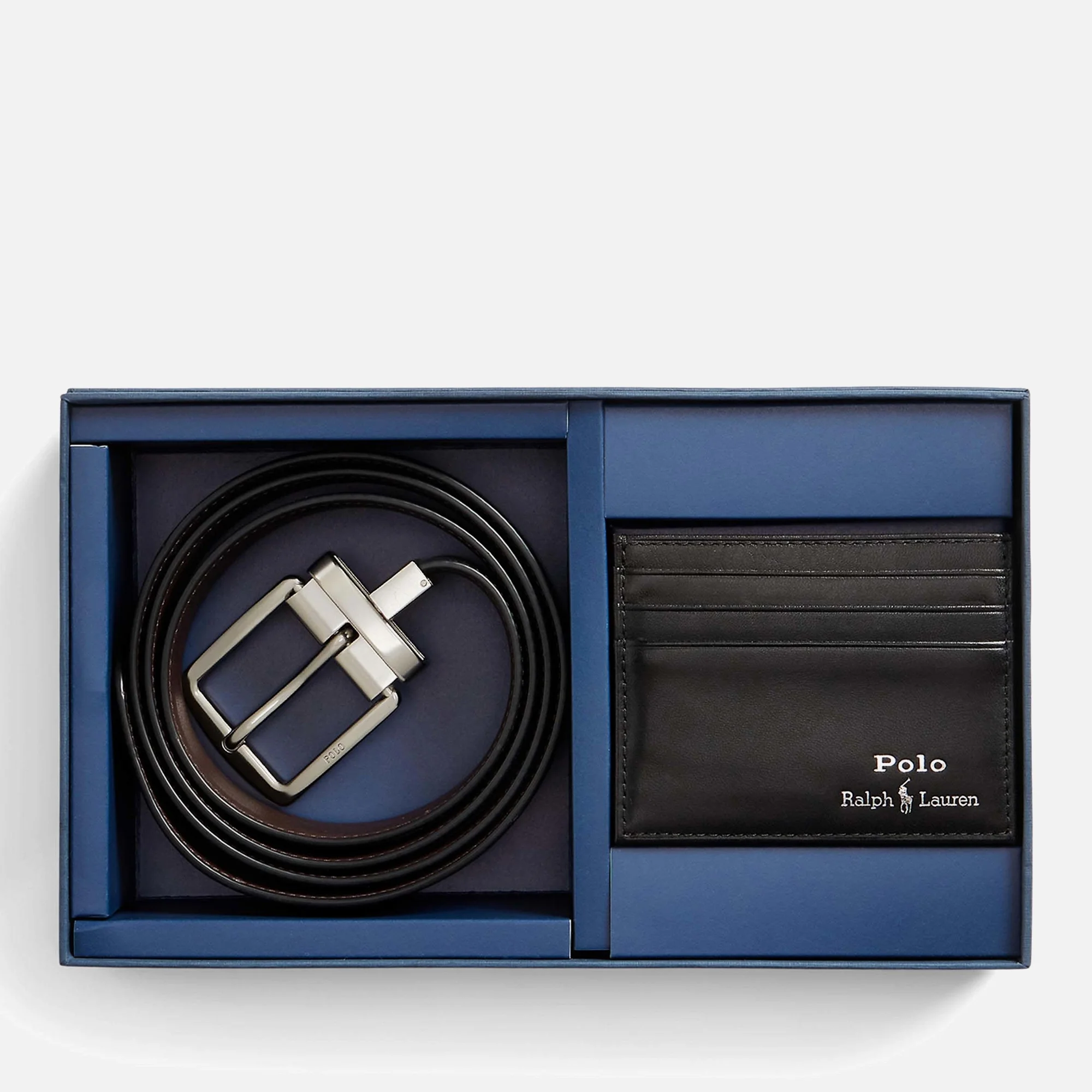Polo Ralph Lauren Leather Belt & Cardholder Giftset Image 1