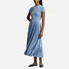 Polo Ralph Lauren Pleated Wool-Blend Dress - Image 1