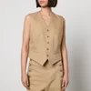 Polo Ralph Lauren Pauline Cotton and Wool-Blend Twill Vest - Image 1