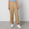 Polo Ralph Lauren Cropped Cotton-Twill Wide-Leg Trousers - Image 1