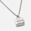 Marc Jacobs Silver-Plated Tote Bag Pendant Necklace - Image 1