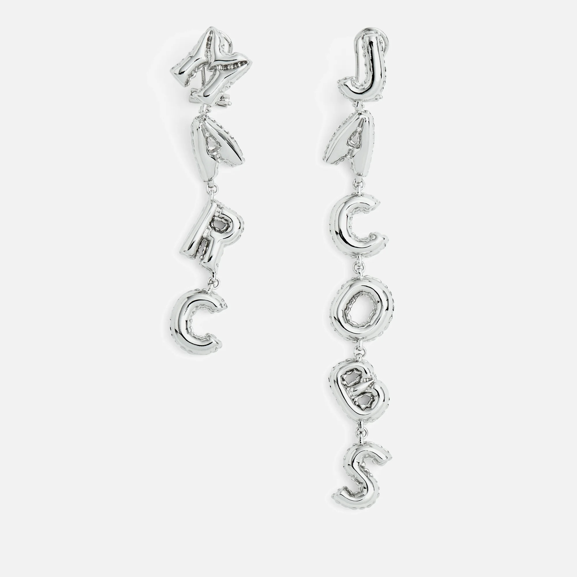Marc Jacobs Silver-Plated Balloon Hoop Earrings Image 1