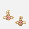 Vivienne Westwood Willa Bas Relief Gold-Tone Stud Earrings - Image 1