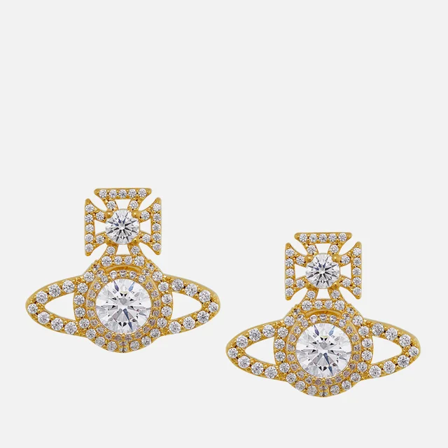 Vivienne Westwood Norabelle Gold-Tone Stud Earrings