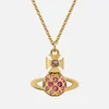 Vivienne Westwood Willa Bas Relief Gold-Tone Pendant Necklace - Image 1