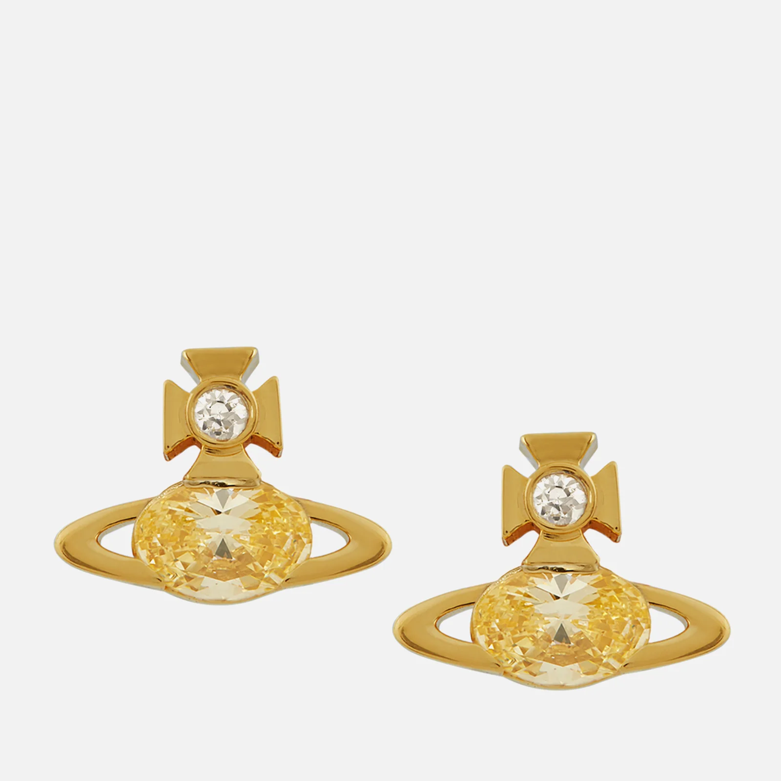 Vivienne Westwood Allie Gold Tone Stud Earrings Image 1
