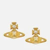 Vivienne Westwood Allie Gold Tone Stud Earrings - Image 1
