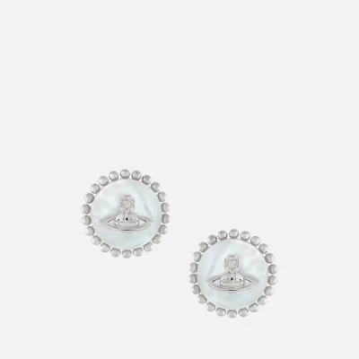 Vivienne Westwood Neyla Silver-Tone Stud Earrings
