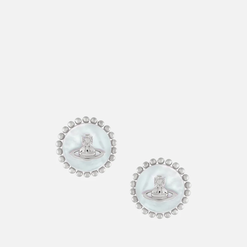 Vivienne Westwood Neyla Silver-Tone Stud Earrings Image 1