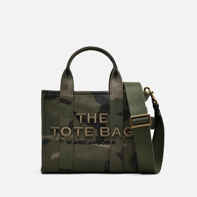Marc Jacobs The Small Camo Canvas Jacquard Tote Bag