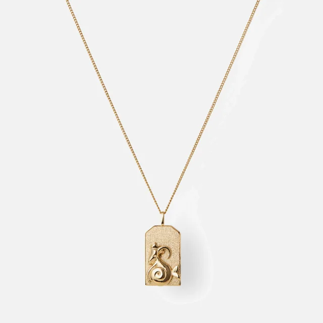 Jenny Bird Zodiac Capricorn Gold-Plated Necklace