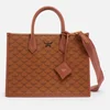 MCM Lauretos Coated-Canvas and Leather Tote Bag - Image 1