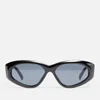 Le Specs Under Wraps Acetate Oval-Frame Sunglasses - Image 1