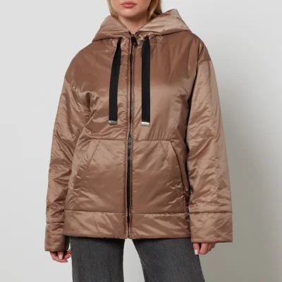 Max Mara The Cube Dali Hooded Quilted Shell Jacket - UK 6