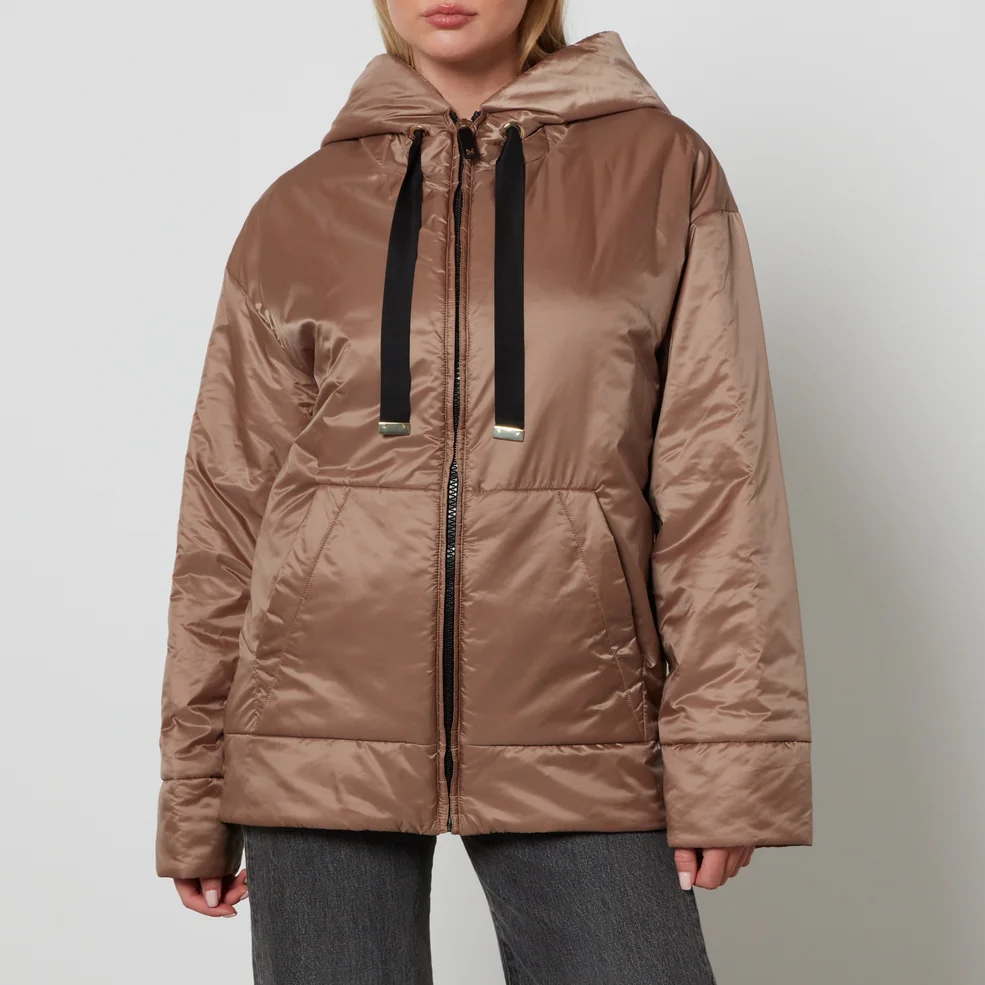 Max Mara The Cube Dali Hooded Quilted Shell Jacket Image 1