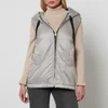 Max Mara The Cube Greengo Quilted Shell Hooded Waistcoat - UK 14 - Image 1