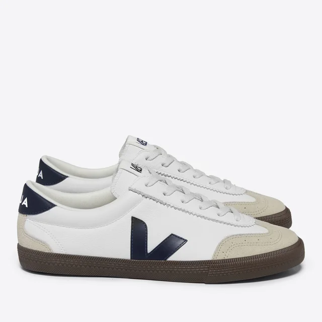 Veja Men's Volley Low Top Trainers - White/Nautico/Bark