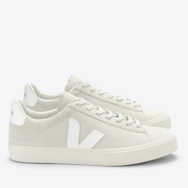 Veja Men's Campo Suede Trainers - Natural/White