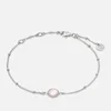 Daisy London Rose Quartz Sterling Silver Bracelet - Image 1