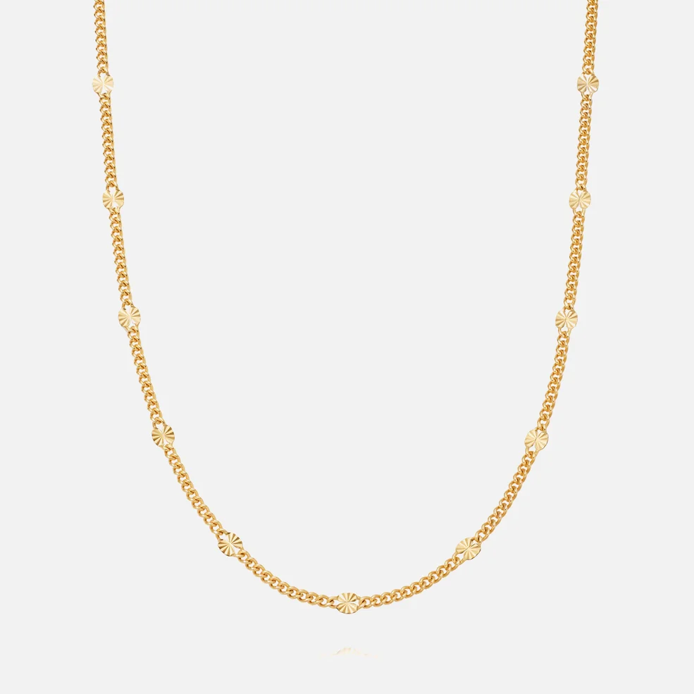 Daisy London Estée Lalonde Sunburst 18-Karat Gold-Plated Necklace Image 1