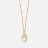 Daisy London Isla Mother of Pearl 18-Karat Gold-Plated Necklace - Image 1