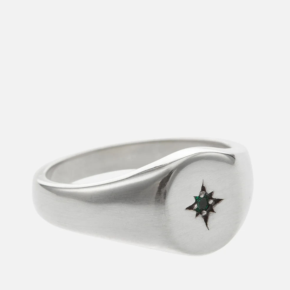 Serge Denimes Envy Sterling Silver Signet Ring Image 1