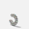 Pearl Octopuss.y Silver-Plated Crystal Single Ear Cuff - Image 1