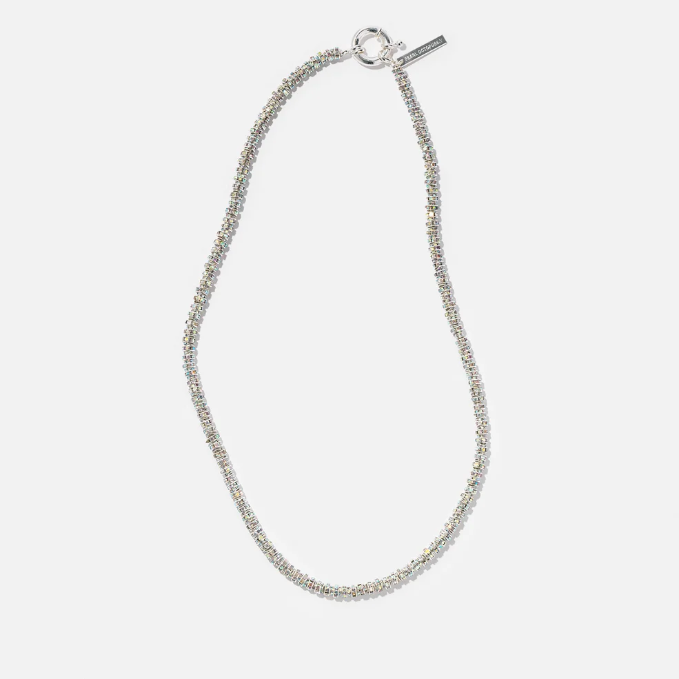 Pearl Octopuss.y Skinny Silver-Plated Crystal Necklace Image 1