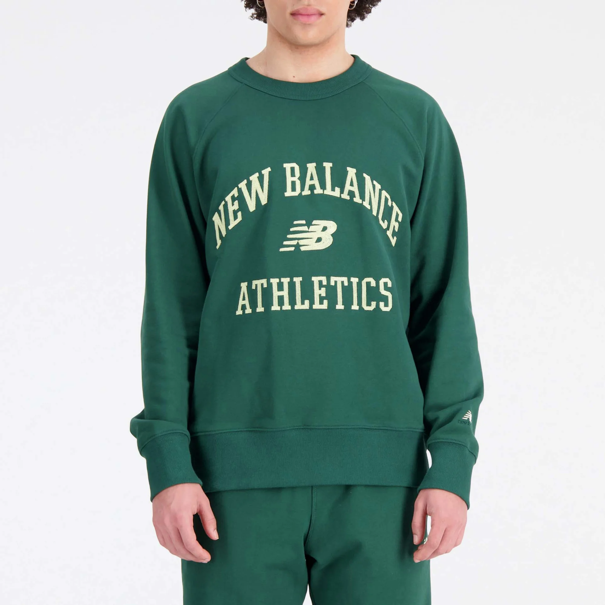 New Balance Athletics Varsity Cotton-Fleece Sweatshirt Image 1