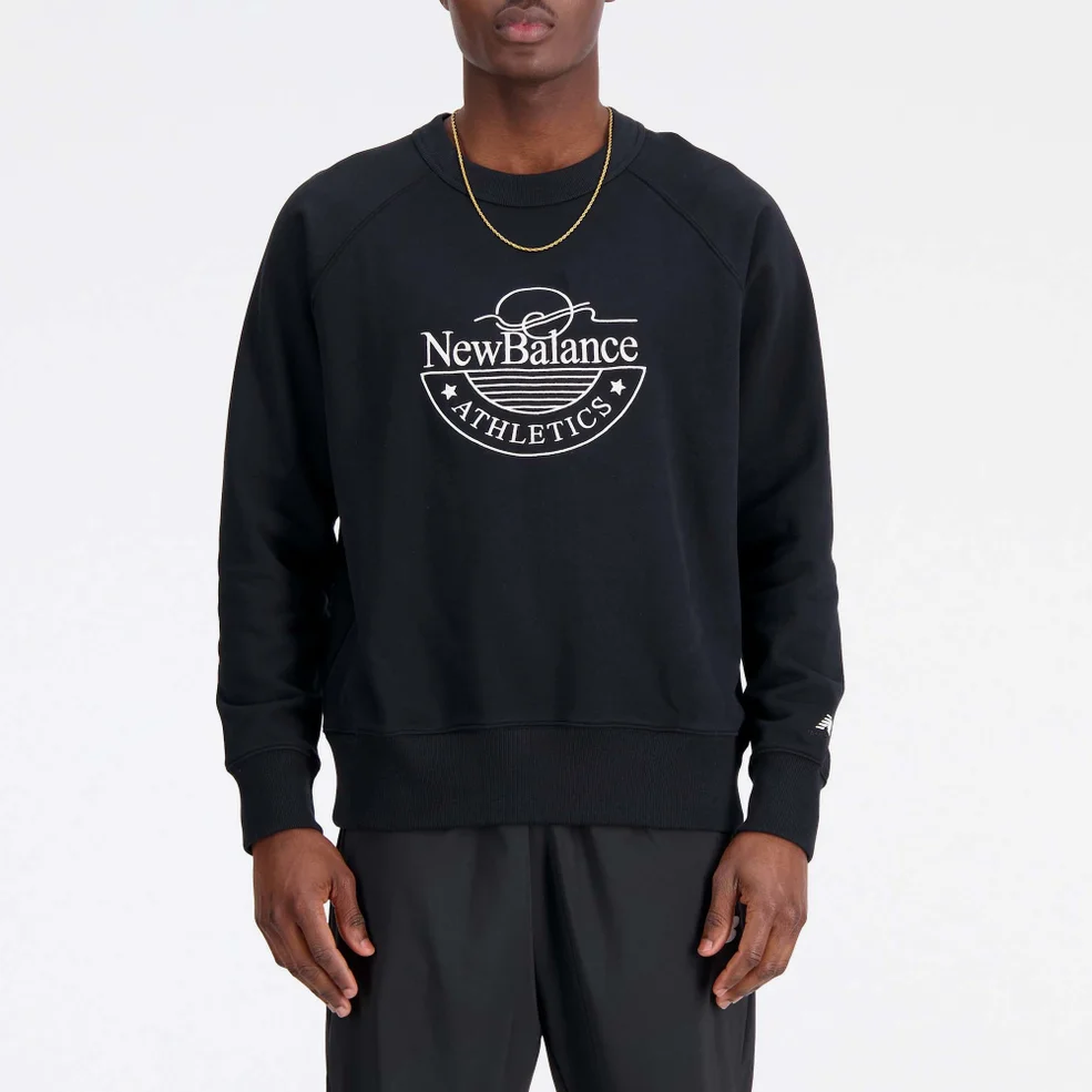 New Balance Athletics Graphic Cotton-Jersey Sweatshirt Image 1
