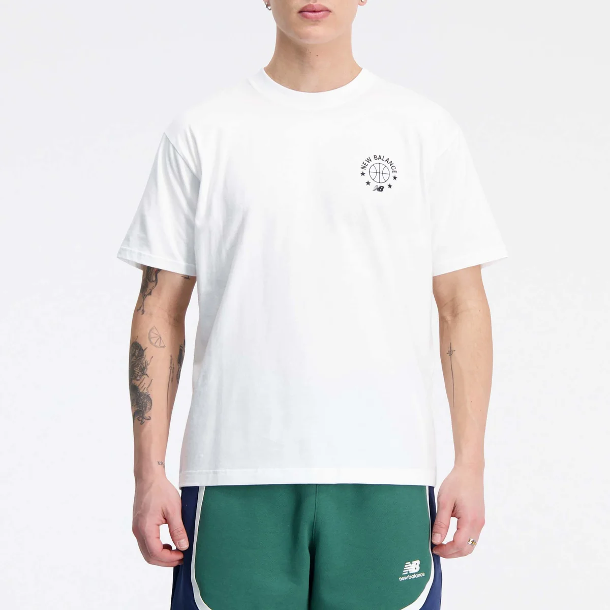 New Balance Hoops Graphic Cotton-Jersey T-Shirt Image 1