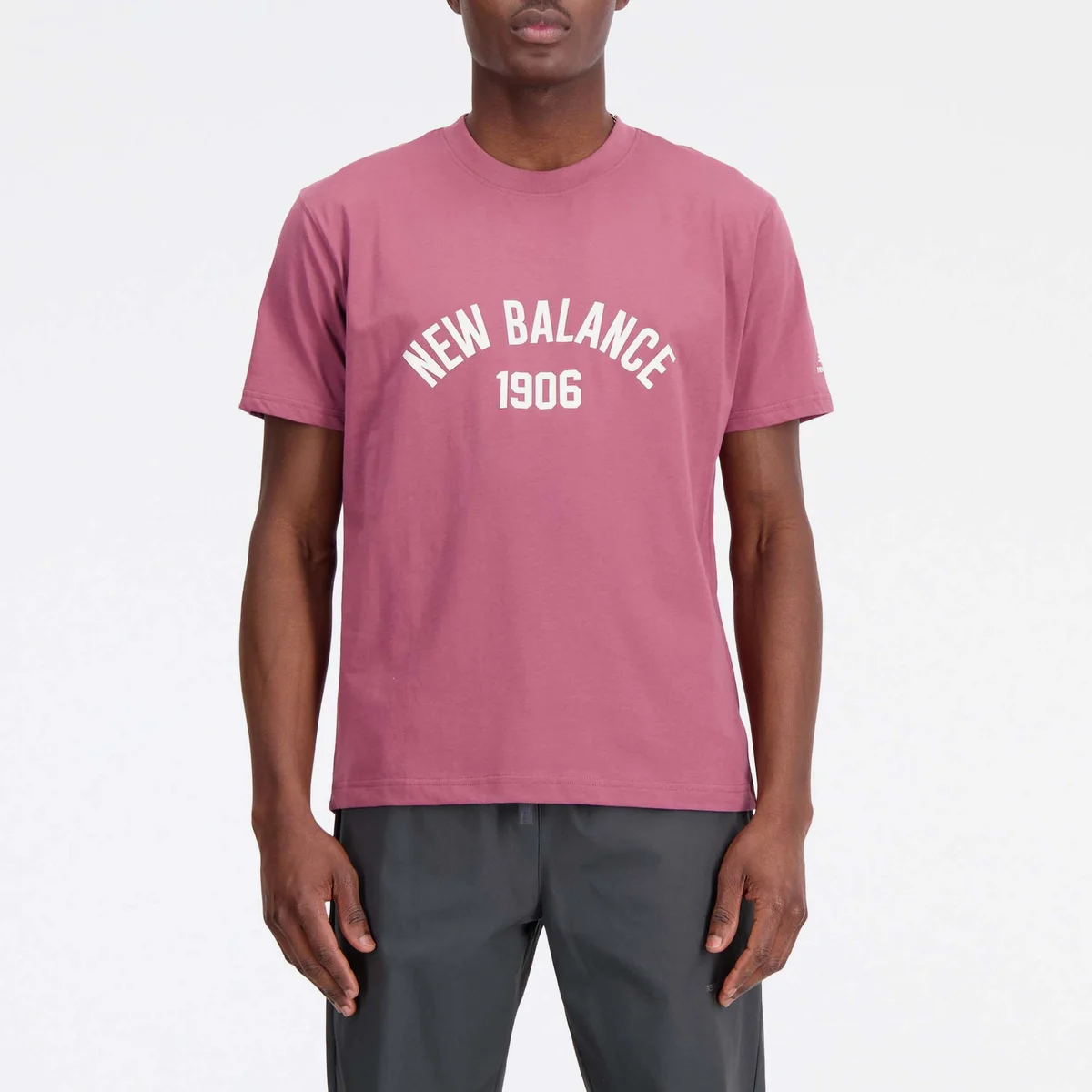 New Balance Essentials Varsity Cotton-Jersey T-Shirt Image 1