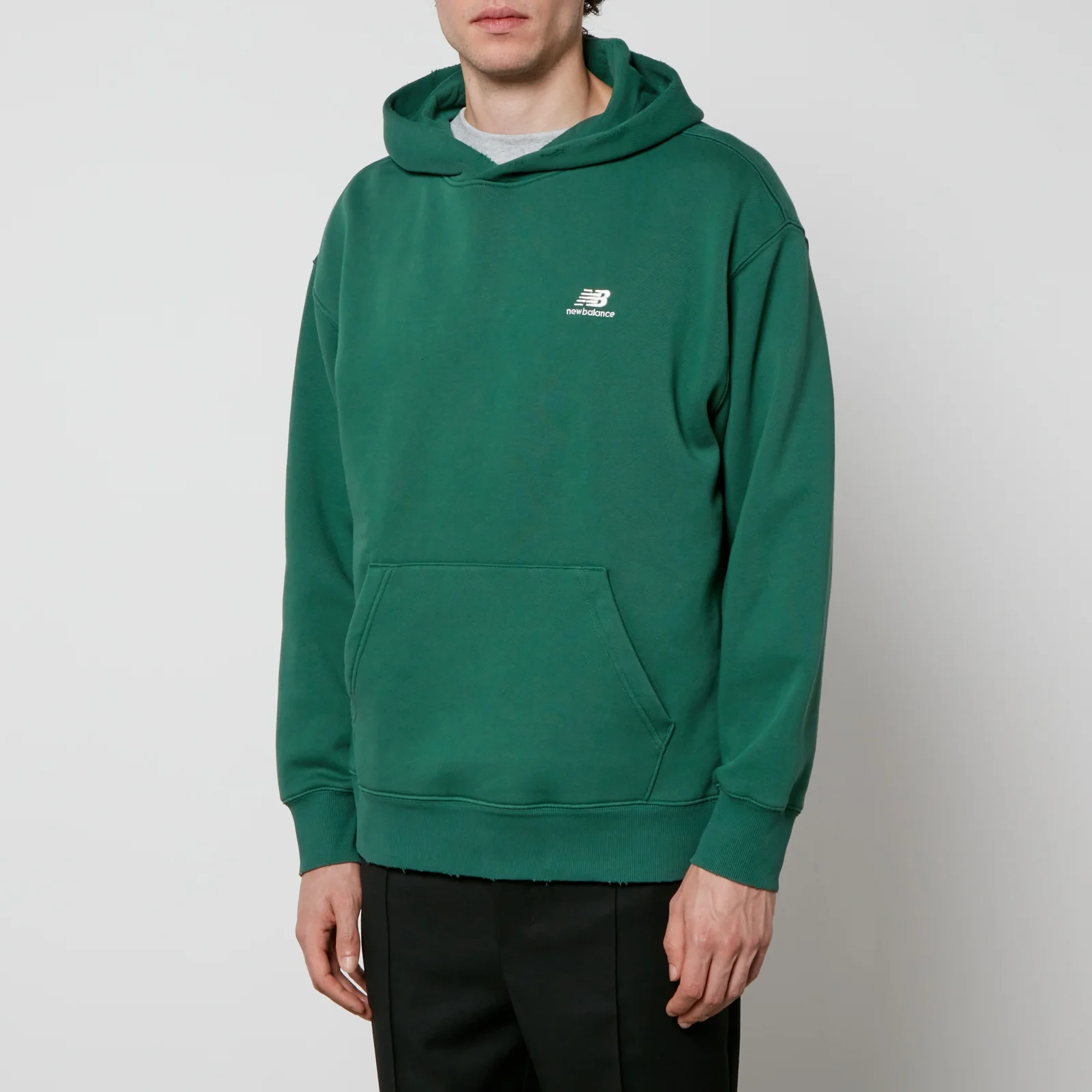 New Balance Hoops Cotton-Blend Hoodie Image 1