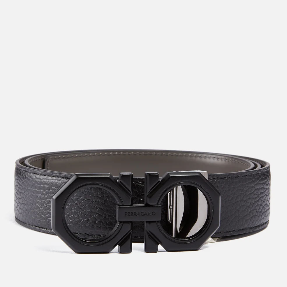 Ferragamo Reversible Gancini Leather Belt Image 1