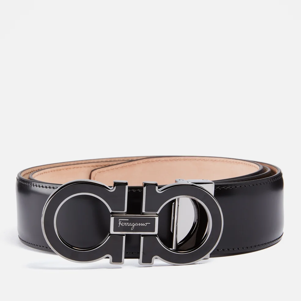Ferragamo Gancini Leather Belt - 100cm Image 1