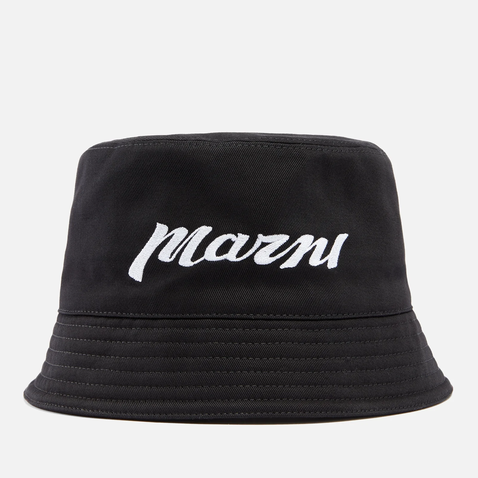 Marni Logo Cotton-Twill Bucket Hat - M Image 1