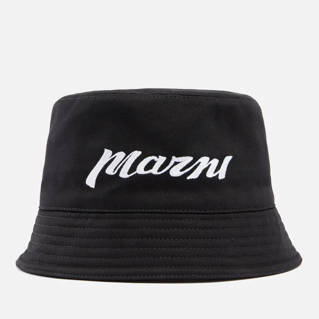 Marni Logo Cotton-Twill Bucket Hat